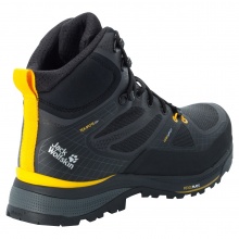 Jack Wolfskin Hiking Shoes Force Trekker Texapore MID black/yellow Men